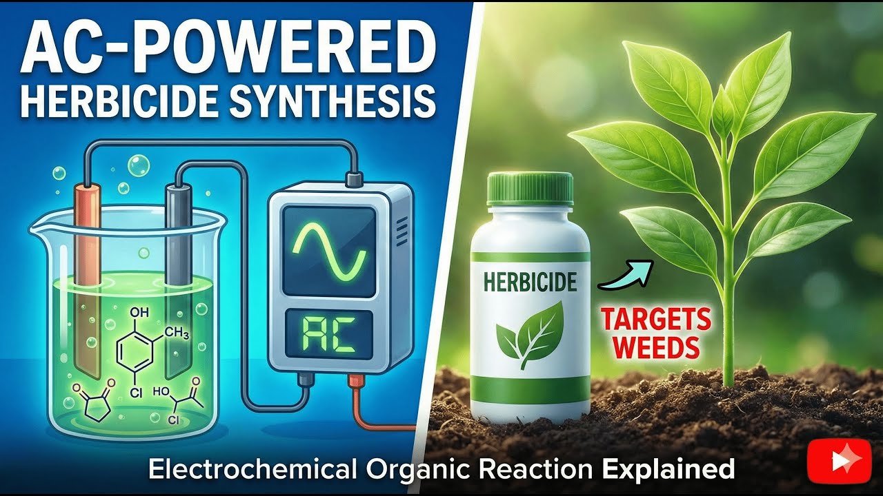 Alternating Current (AC) Driven Electrochemical Selective Dehalogenation for Herbicide Synthesis
