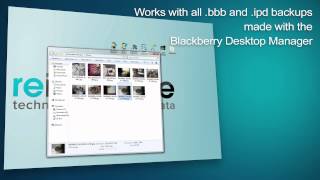 BlackBerry Backup Extractor 1.1 overview