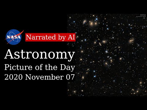 APOD: 2020-11-07 - The Hercules Cluster of Galaxies (Narrated by Emma)