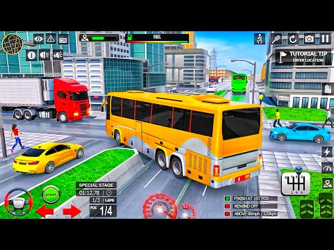 🚌 Real Coach Bus Driving in Vietnam City! 😱 Android Gameplay