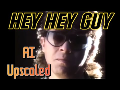 Ken Laszlo - Hey Hey Guy [1984] (Official Video) (Full HD AI Upscaled)