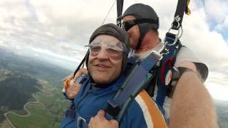 My leap and free fall through the clouds