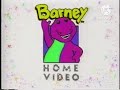Barney Home Video On Logo On 1994