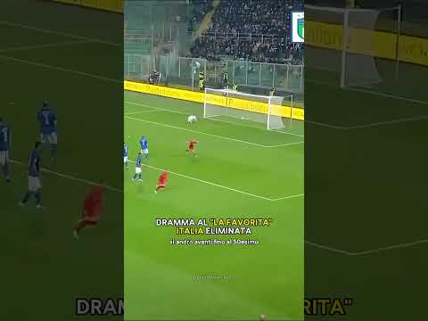 Dramma al La Favorita di Palermo, Italia-Macedonia del Nord 0-1 #italia #macedoniadelnord #worldcup