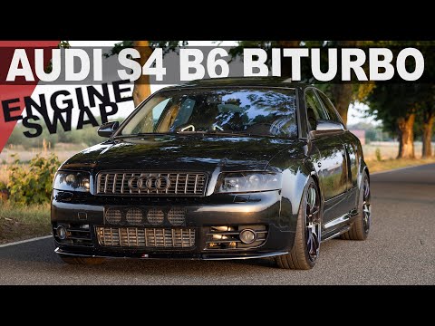 AUDI S4 B6 BITURBO 715HP STROKER - Crazy engine swap project - In detail