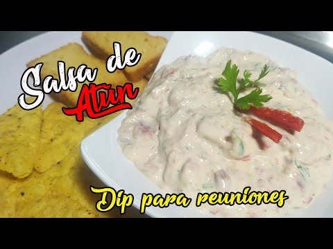 Salsa de atún - dip para pasabocas