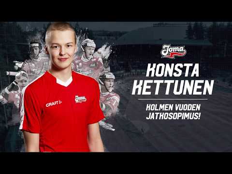 Konsta Kettunen - kolmen vuoden jatkosopimus
