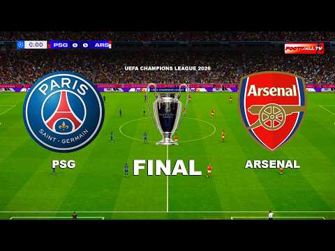 Final PSG vs ARSENAL - UEFA Champions League 2026 | Full Match All Goals | Simulation Pes Gameplay