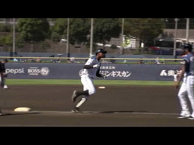 【ファーム】ファイターズ・万波中正 2試合連続のソロホームランは場外へ!! 2021年9月23日 北海道日本ハムファイターズ 対 東京ヤクルトスワローズ(ファーム)