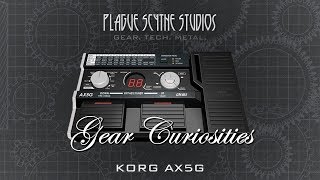 Video thumbnail for Gear Curiousities: Korg AX5G - My First Multi Effects Processor! by Plague Scythe Studios
