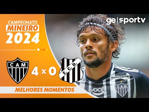 Gols e lances de Atlético Mineiro x Democrata-MG