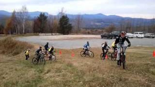 preview picture of video 'Circumburke Mountain Bike Challenge on Kingdom Trails (East Burke, VT) - October 24, 2010'