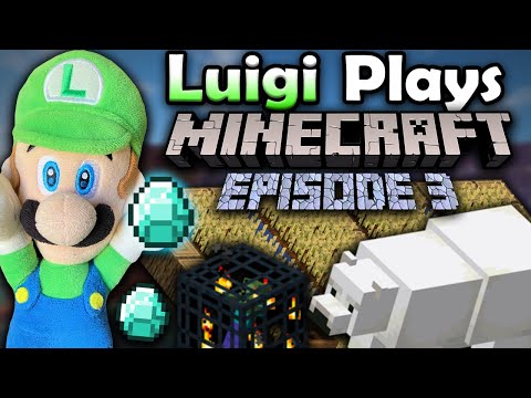 Luigi Plays Minecraft! Episode 3 ~ Grind Mode!