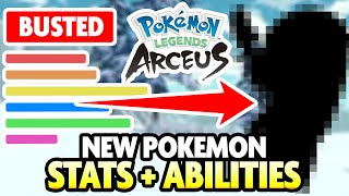 ALL NEW POKEMON STATS and ABILITIES LEAKED! Full Pokemon Legends Arceus Breakdown! by aDrive