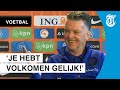 Van Gaal grapt naar journalist: ‘Lijkt of je les van mij hebt gehad’