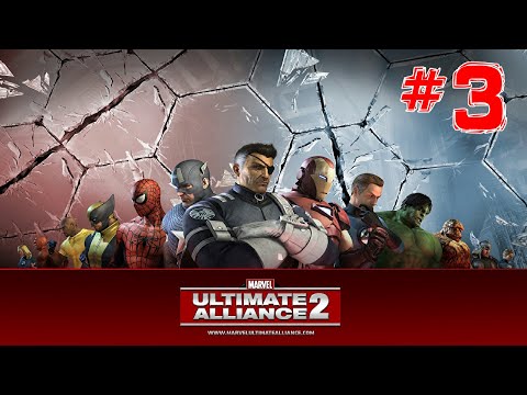 Marvel Ultimate Alliance 2 Playthrough Part 3 Wizard Scorcher Boss Fight