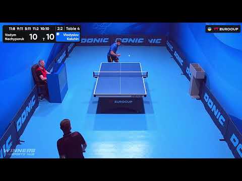 20:05 Vadym Nechyporuk - Vladyslav Kaluhin 09.08.2023 TT Euro.Cup Ukraine Star. TABLE 4