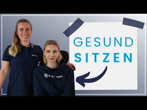 Gesund und aktiv sitzen - Tipps und 4 Übungen, wenn Du täglich viel Zeit im Sitzen verbringst