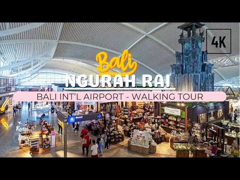 ASMR Virtual Walking Tour of Bali's International Airport 4K