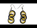 Looped Quilling Earrings Quilling Earrings Quilling Paper Earrings