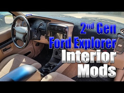 95 - 01 Ford Explorer Interior Mods... Carbon Fiber Overlays, Double Din Radio, & More!