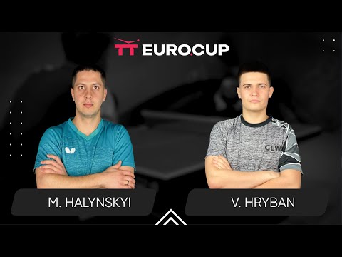 20:05 Mykola Halynskyi - Vadym Hryban 21.04.2025 | TT Euro.Cup Ukraine Elite Table 3
