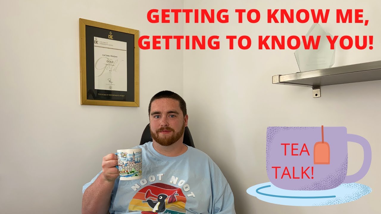 GETTING TO KNOW ME, GETTING TO KNOW YOU......TEA TALK No.1