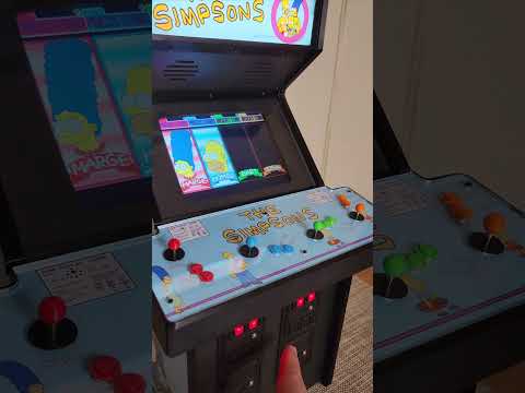 1/4 scale The Simpsons arcade miniature. Fully functional!