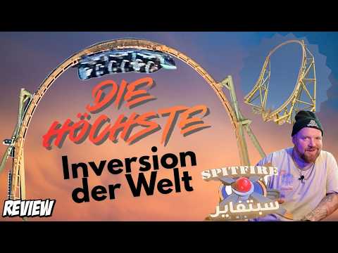 The world's highest inversion on a roller coaster!