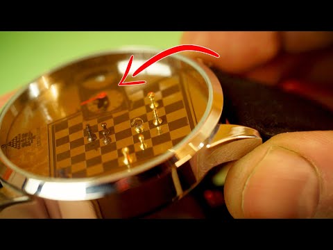 Homemade Watch With Chess Inside! - YouTube
