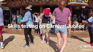 Carnival Jubilee - Deck Fun #carnivalcruise #carnivaljubilee #cruise #cruiseship #travel