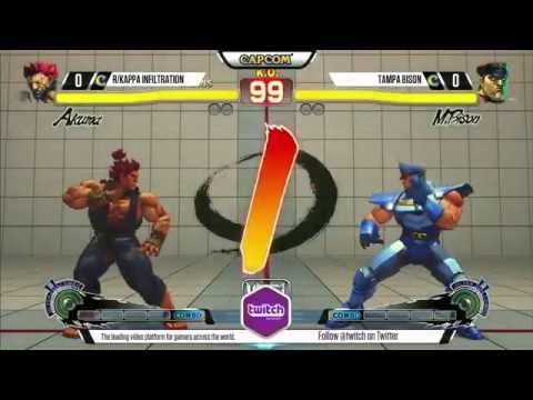 Infiltration (Akuma) vs Tampa Bison (Bison) - Final Round 18 USF4 - 720p 60fps