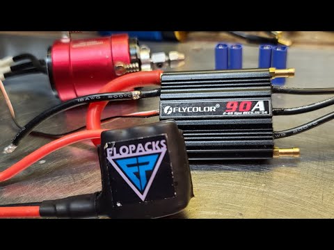3s-4s Flopack Cap Pack Install Proboat Blackjack 24 - Flycolor 90, Hobbystar 3660