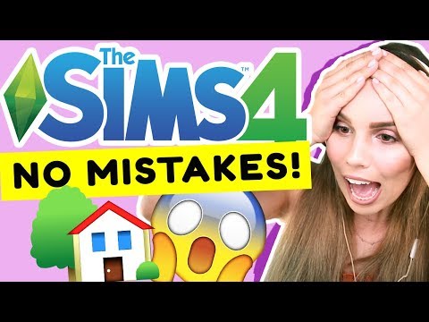 The Sims 4 NO MISTAKES BUILD CHALLENGE!