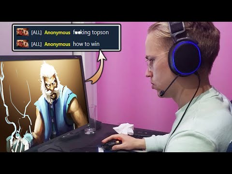 This is how annoying TOPSON's ZEUS - Hard practicing mid! DOTA 2