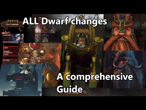 Comprehensive guide to Dwarf changes - Total War: Warhammer III