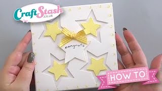 Creative Plus Stitched &amp; Pierced Nesting Star Card - By Ann-marie Vaux