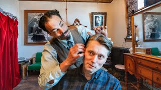 💈 Swashbuckling Fluttering Shears Haircut With The One & Only Moustache Jim! | Minneapolis