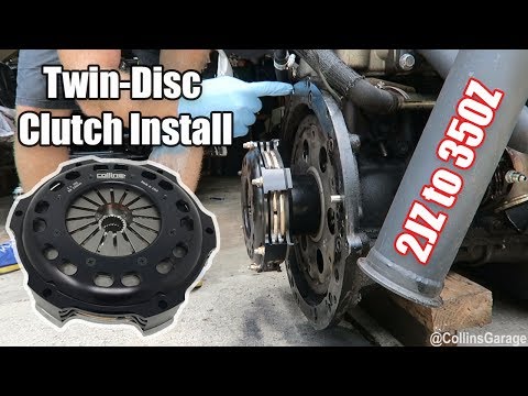 Collins Performance Technologies Stage 5 Twin Disc Clutch & Flywheel Installation