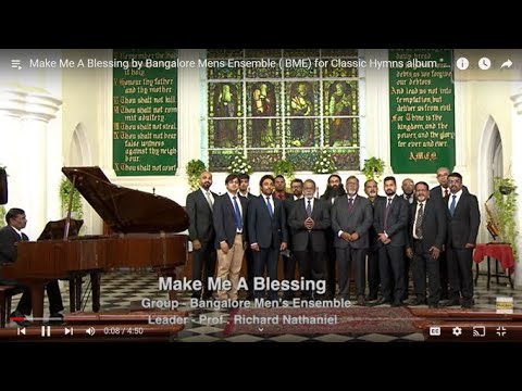 Make me a channel of blessing...