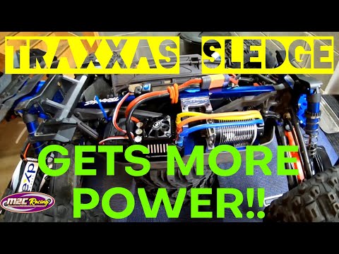 Traxxas Sledge GETS MORE POWER! and some awesome upgrades!!