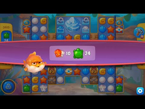 Fishdom Hard Level 3415. HD Quality