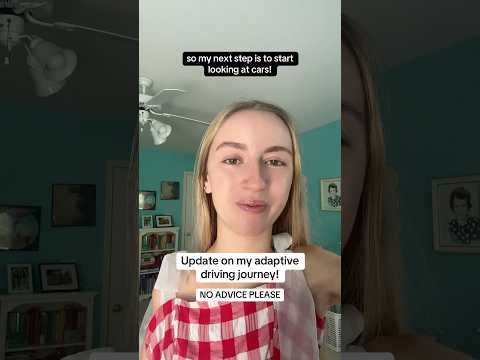 Update on my adaptive driving journey! #Disability #Disabled #Accessibility