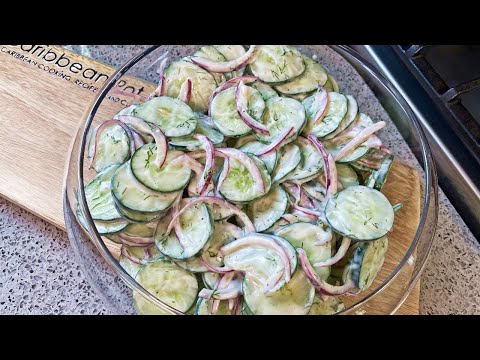 Creamy Cucumber Salad #InSeason