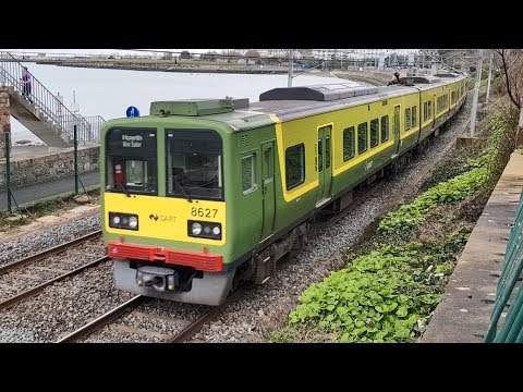 Irish Rail 8520 Class Dart Train 8627 - Salthill & Monkstown, Dublin