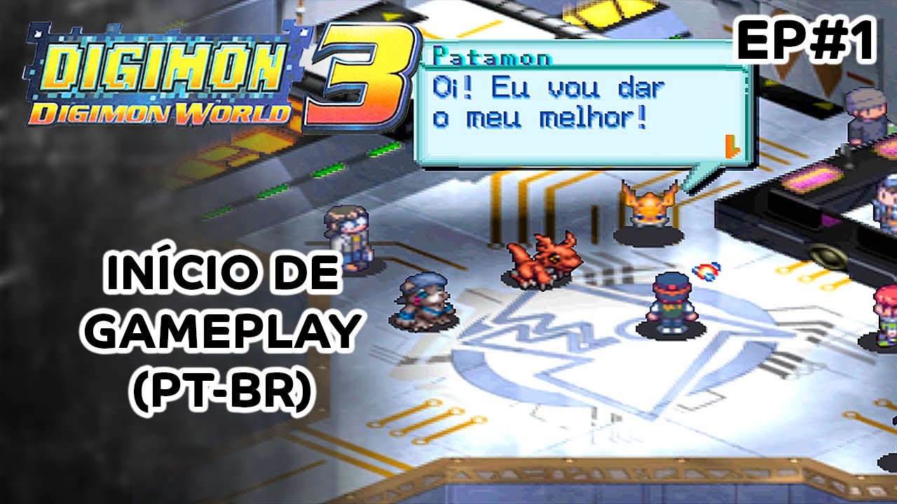 Início de Gameplay DIGIMON WORLD 3 (Português Pt-Br) | GAME RETRO | PS1