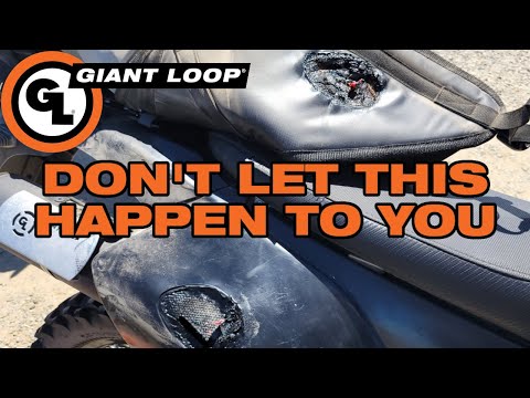 Don't Melt Your Stuff!  Tips and Tricks For Managing Exhaust Heat With Soft Motorcycle Luggage