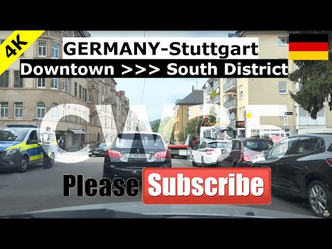 4K Germany STUTTGART / Downtown - South District - Autobahn A8 / September CW35 …relax and chill