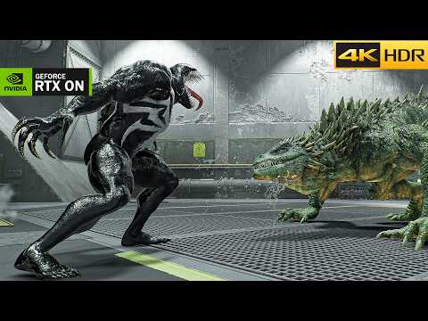 Marvel's Spider-Man 2 - VENOM VS LIZARD CHASE FIGHT (RTX 5090) INSANE Ray-Tracing Ultra Graphics