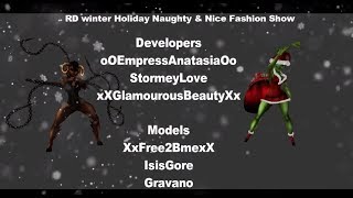 Winter Holiday Naughty Nice Fashion Show (video)